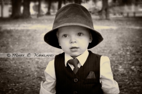 Handsome Little Guy & a Fedora Hat